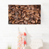 Geroosterde koffiebonen spandoek (Insitu)
