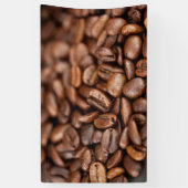 Geroosterde koffiebonen spandoek (Verticaal)