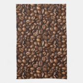 Geroosterde koffiebonen theedoek (Verticaal)