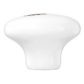 Geroosterde koffieboon keramische knop (Zijkant)