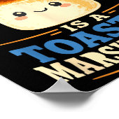 Geroosterde marshmallow kampvuur s'mores  poster (Hoek)