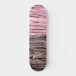 Geroosterde rundvlees en honingham persoonlijk skateboard