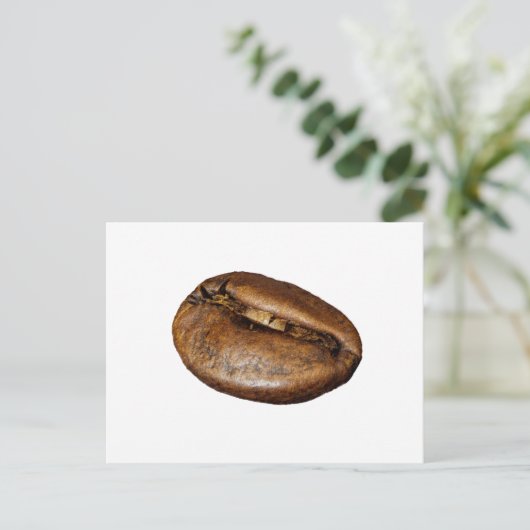 Geröstete Kaffeebohne Briefkaart (Staand voorkant)