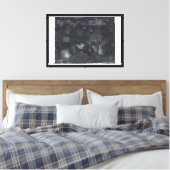 Geroze in Grijs Canvas Afdruk (Insitu (Slaapkamer))