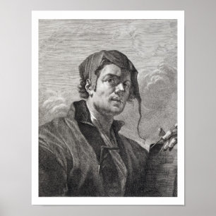 Gerrit van Honthorst (1590-1656), gegraveerd door  Poster