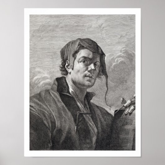 Gerrit van Honthorst (1590-1656), gegraveerd door  Poster (Voorkant)