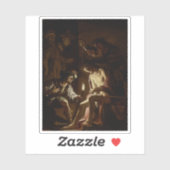 Gerrit van Honthorst - Christus gekroond met doorn Sticker (Vel)