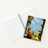 Gerrit Van Honthorst Musical Group Balcony Art Notitieboek (Binnen)