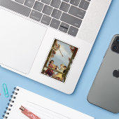 Gerrit van Honthorst - Muziekgroep op een balkon Sticker (Laptop met iPhone)