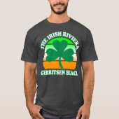 Gerritsen Beach Irish Riviera Funny Shamrock T-shirt (Voorkant)