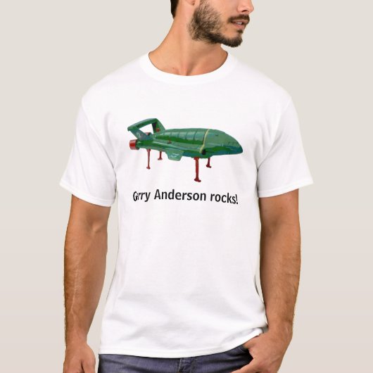 Gerry Anderson rockt! T-shirt (Voorkant)