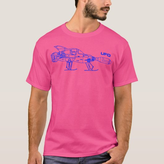 Gerry Anderson TV Sci-Fi Classic - UFO - Maanbasis T-shirt (Voorkant)