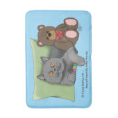 Gerry Cat Teddy Bear Badmat (Voorkant Verticaal)