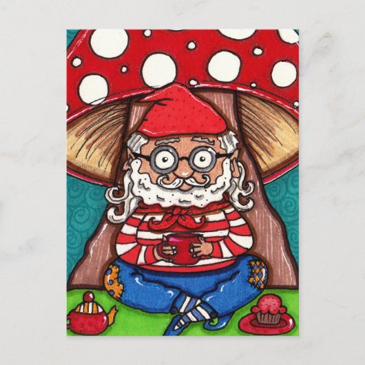 Gerry Gnome Briefkaart (Voorkant)