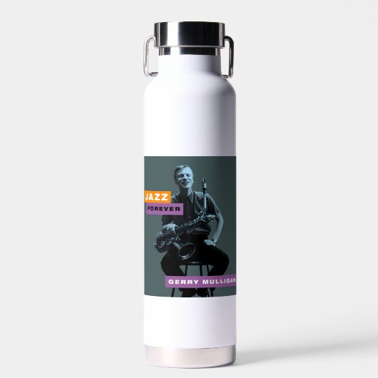 Gerry Mulligan Waterfles (Voorkant)