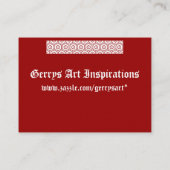 GERRYS MATISSE PORTABLE ART VISITEKAARTJE