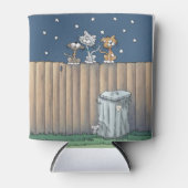 Gerst Katten op een hek-Koelbox Blikjeskoeler (Voorkant)