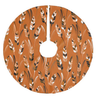 Gerst maïs biologische brood achtergrond kerstboom rok