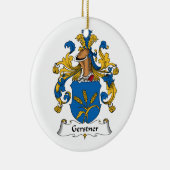 Gerstner Family Crest Keramisch Ornament (Rechts)