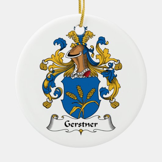 Gerstner Family Crest Keramisch Ornament (Voorkant)
