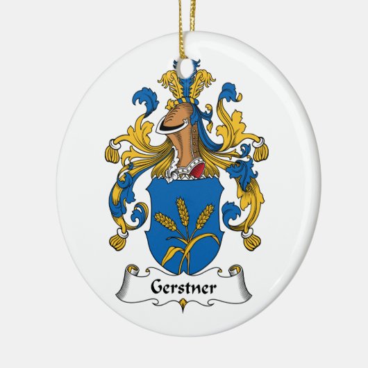 Gerstner Family Crest Keramisch Ornament (Links)