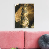 Gerstsuikerkolom van Baldacchino Canvas Afdruk (Insitu (Woonkamer))