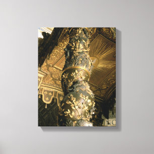 Gerstsuikerkolom van Baldacchino Canvas Afdruk