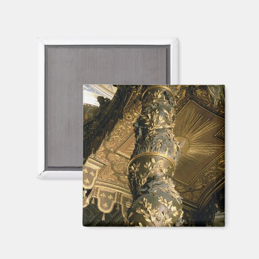 Gerstsuikerkolom van Baldacchino Magneet (Voorkant / Achterkant)