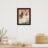 Gerta Wegener Art Deco Waterverf over papier 16 x  Poster (Keuken)