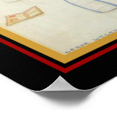 Gerta Wegener Art Deco Waterverf over papier 16 x  Poster (Hoek)