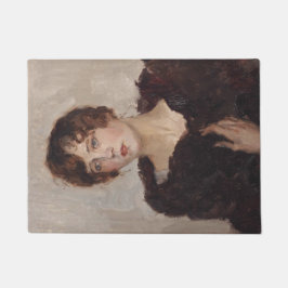 Gertie in een Fur Coat (door Isaac Israëels) Deurmat