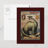 Gertie The Dinosaur Briefkaart (Voorkant / Achterkant)