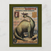 Gertie The Dinosaur Briefkaart (Voorkant)
