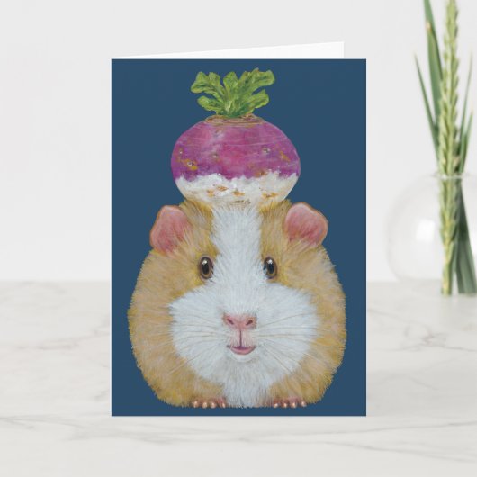 Gertie the guinea pig card kaart (Voorkant)