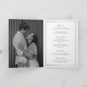 Gertrude Dusty Blue Classic Elegant Wedding (Binnen)