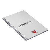 Gertrude Heart Gray Notitieboek (Rechterzijde)