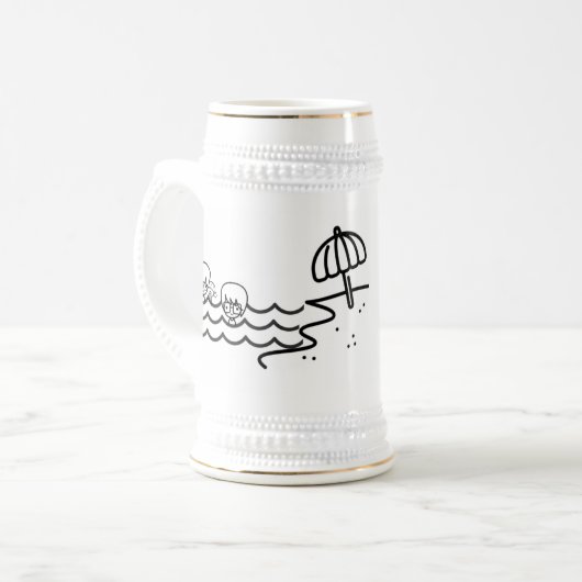 Gertrude Stein Bierpul (Voorkant links)