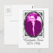 Gertrude Stein Briefkaart (Voorkant / Achterkant)