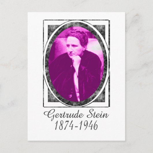 Gertrude Stein Briefkaart (Voorkant)