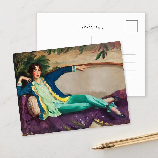 Gertrude Vanderbilt Whitney | Robert Henri Briefkaart