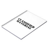 gerubriceerd materiaal notitieboek (Linkerzijde)