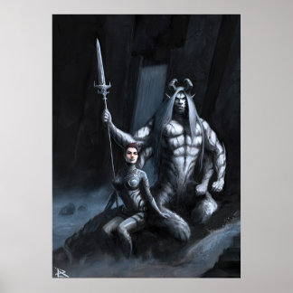 Gerubriceerd Poster van de soort "Planet Turongal"