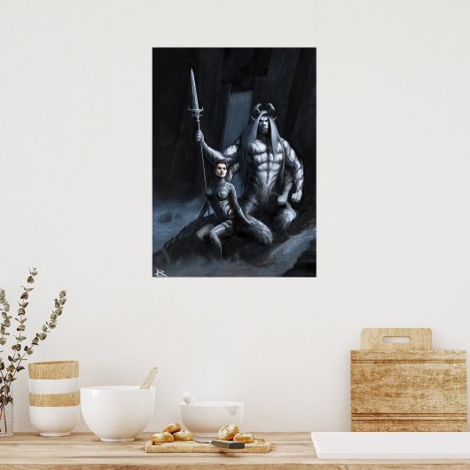 Gerubriceerd Poster van de soort "Planet Turongal" (Keuken)