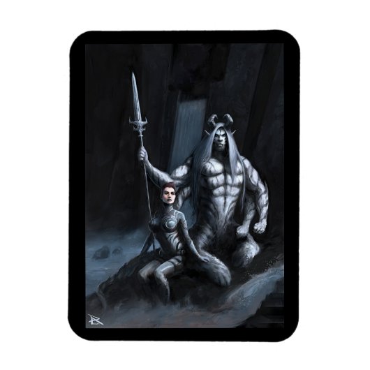 Gerubriceerde planeet Turongal Magnet Magneet (Verticaal)