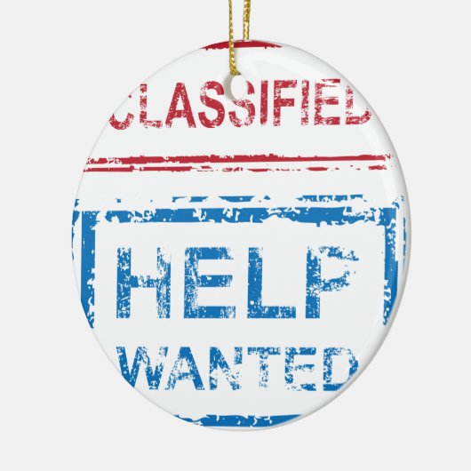 Gerubriceerde stempel Help Gezochte stempel Keramisch Ornament (Links)