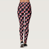 Geruit Amerikaans vlagpatroon Leggings (Achterkant)