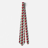 Geruit appelpatroon fruit stropdas (Voorkant)