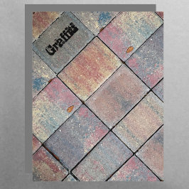 Geruit baksteen Urban Rustic Scrapbook Papier