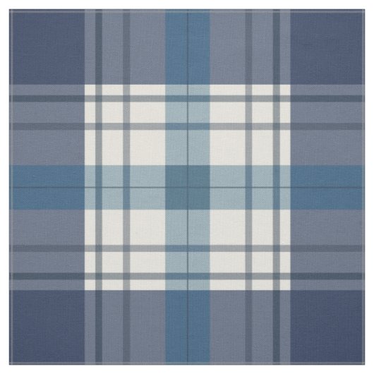 geruit blauw stof (Swatch)