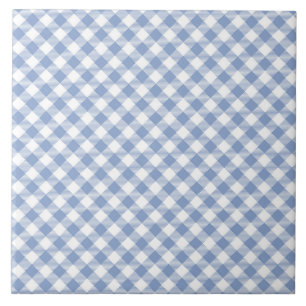 Geruit Blue Gingham Classic Tegeltje